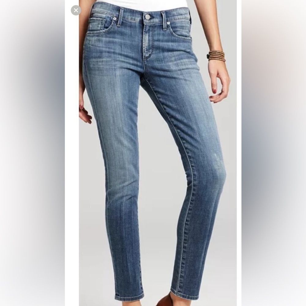 Citizens Of Humanity Women's Blue Thompson Skinny Style